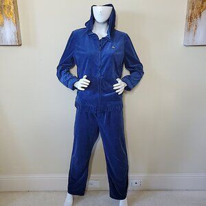 Juicy Couture Blue Soft-Touch Velour Tracksuit SZ 3XL